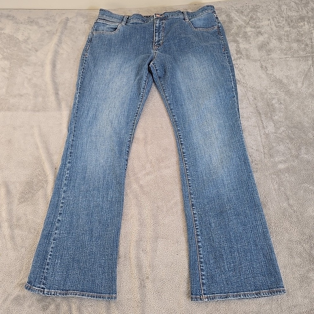 Old Navy Jeans Womens 16 Regular Blue Dreamer Bootcut Denim Flare Casual Western